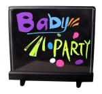 Flashing Illuminated Erasable Neon LED Writing Board Menu Table Sign with