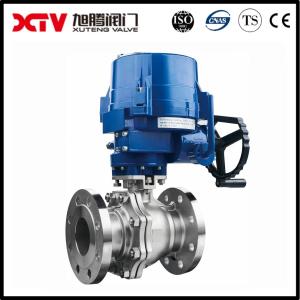 Best Electric Driving Mode Special Material Cast Steel Water Industrial Flanged Ball Valve wholesale