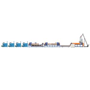 Best Double Screw Automatic PP Strap Making Machine Plastic Making Machine with 2 Lines Semi Auto Pp Strapping Machine wholesale