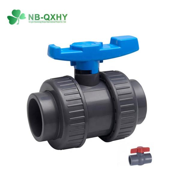 Cheap 2 Inch 4 Inch 6 Inch PVC True Union Ball Valve Double for Shutoff Function QX Standard for sale