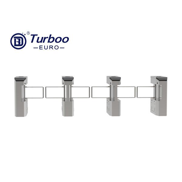 Cheap SUS 304 Swing Barrier Gate Automatic Access Control Security Turnstile Pass Width 1100mm for sale