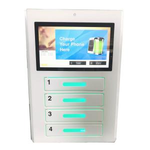 Android Network Mobile Smartphone Charging Station With display digital signage