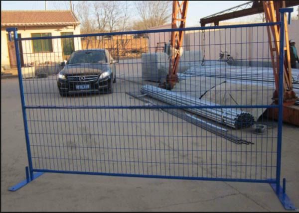 Cheap Protecting Temporary Site Security Fencing , Mobile Security Fence Movable for sale