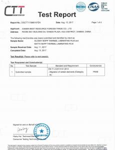 Best Glossy / Matte White BOPP Thermal Lamination Film FDA Certificate Passed wholesale