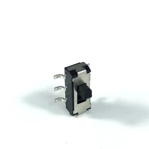 Slide Switch,2T2D SMD bent 6 pin Sliding Switch,Vertical Side Push Tact Switch,Interruptor On-Off microToggle Switch