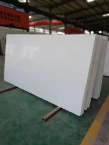 China Nano Artificial Quartz Stone Crystal Extra White / Quartz Slab Porcelain Tile 60x60 on sale