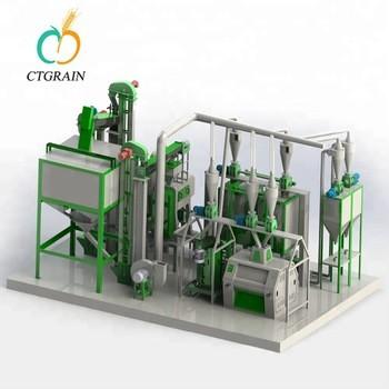 Cheap Industry Corn Flour Mill Wheat Processing Plant Customized Design CTCM Series for sale