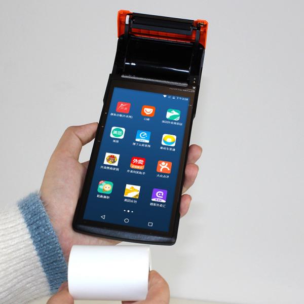 Cheap Multifunctional 7.1 Smart Android Handheld POS Terminal Mini Printer for sale
