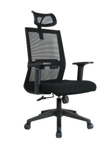 Mesh Back Office Ergonomic Chairs  T - Shape Armrest Revolving
