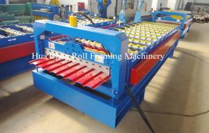 High Speed Automatic Roof Panel Roll Forming Machine With PLC Control