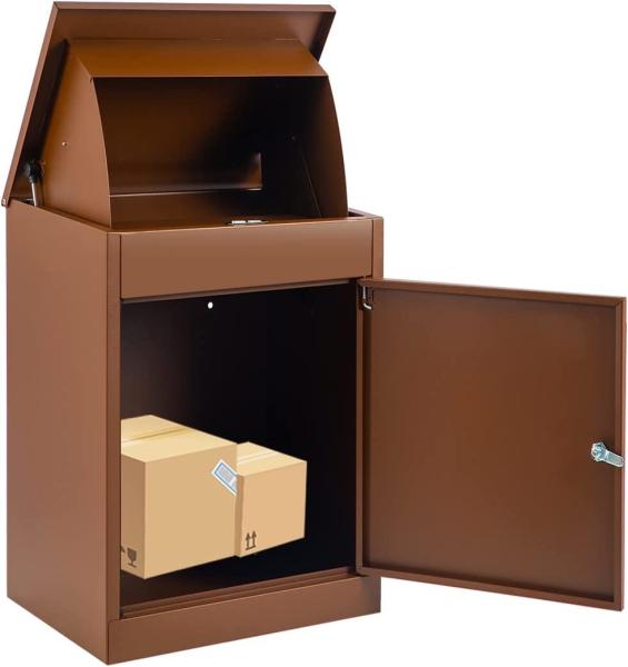 Cheap Customized Parcel Drop Box Safe Anti-Rust and Custom Logo Printed for Deliveries for sale