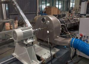 Soft And Rigid PVC Plastic Granulating Pelletizing Extruder Making Machine Hot Die Cutting