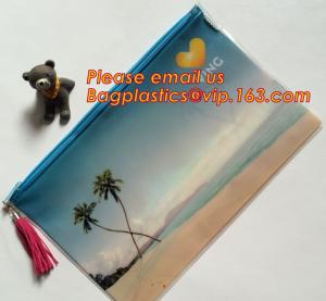 Best High quality PVC Bags Fancy plastic colored Pencil case Pouches for kids wholesale