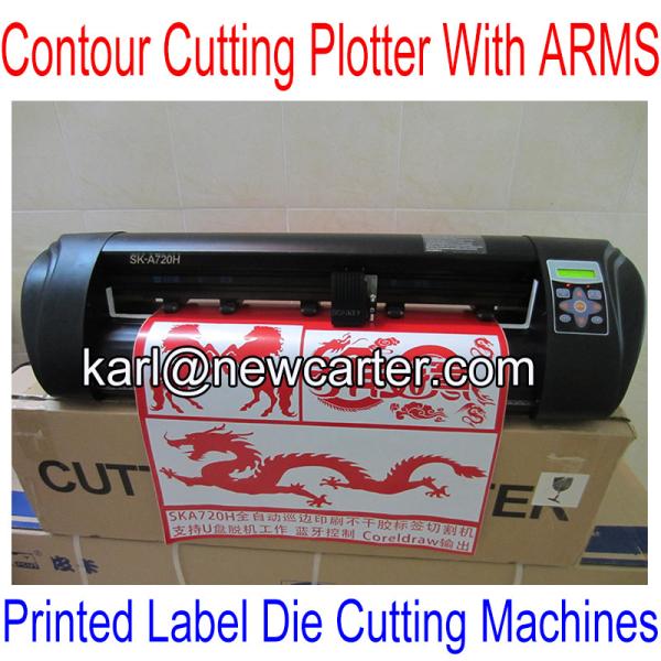 Cheap Signkey Cutting Plotter With ARMS SKA720H Cutting Plotter With AAS Printed Label Cutters for sale