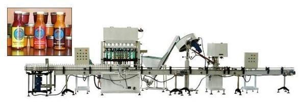 Cheap Compact Structured SS304 Edible Oil Filling Line for sale