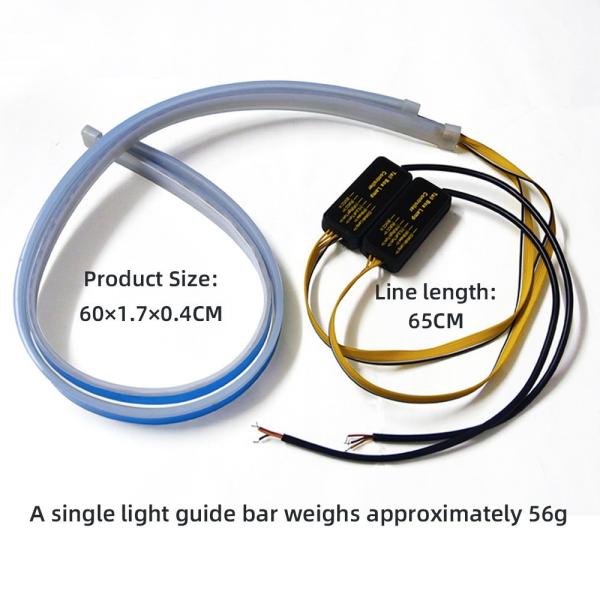 Cheap Neon Wire 30/45/60CM RGB Colorful Led Daytime Running Lamps Soft Article for sale