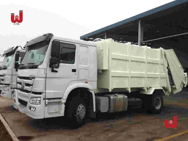 Cheap Diesel 4x2 Compactor Garbage Truck 16000kg Waste Collection Truck for sale