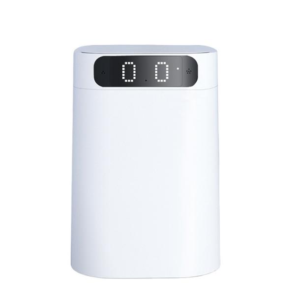 Cheap Touchless Smart Trash Can 17.5L White Color Rectangular Auto Self Packing Garbage Cans for Kitchen Motion Sensor Dustbin for sale