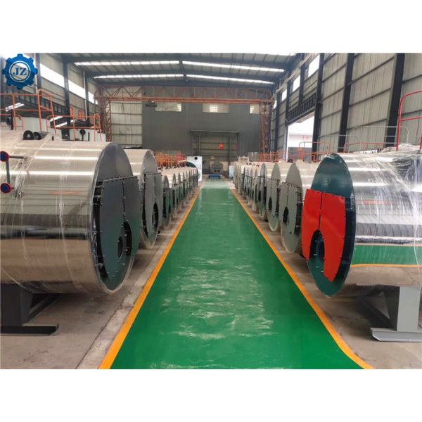 1000 Kg 1 Ton Natural Gas Fired Steam Boilers Horizontal For Food Sterilization