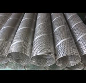 Filters Strainers Perforated Metal Tube For Security And Barrier Hot Dip Galvanized