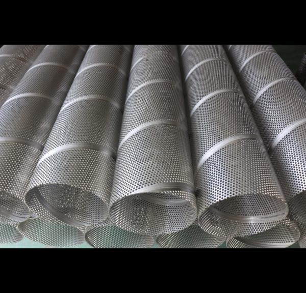 Cheap Filters Strainers Perforated Metal Tube For Security And Barrier Hot Dip Galvanized for sale