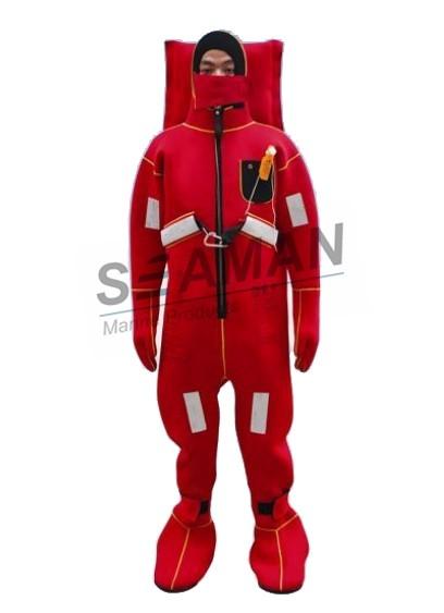 Cheap Marine Survial Suit Neoprene Insulated Immersion Suit Water - Proof Dry Suit for sale