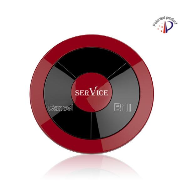 Cheap high quality beautiful waterproof 3 keys(service, bill, cancel) wireless call button for sale