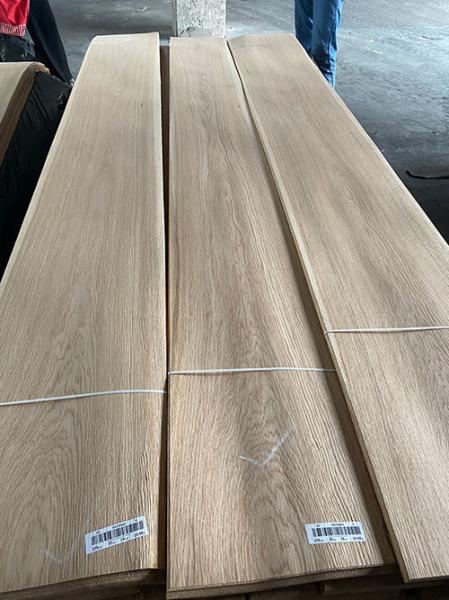 Cheap Medium Density ISO9001 Rift Cut White Oak Veneer On Particle Board for sale