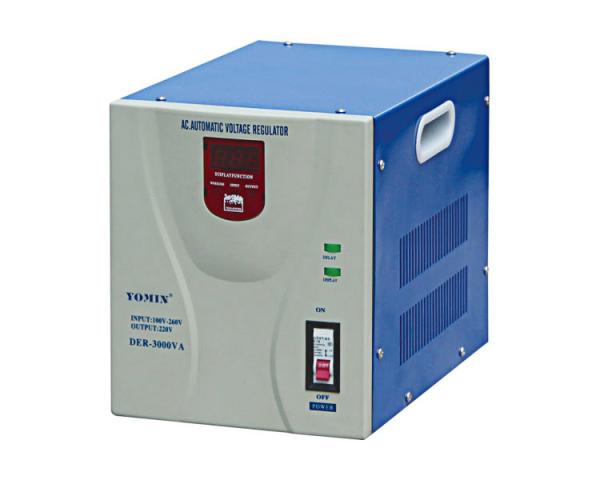 Cheap Full Automatic Relay Type Stabilizer , Single Phase Voltage Stabilizer  / Plastic Panel Automatic Stabilizer for sale