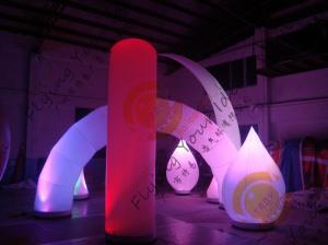 China Advertising Inflatable Arch Balloon Led Lighting For Festival Decoration on sale