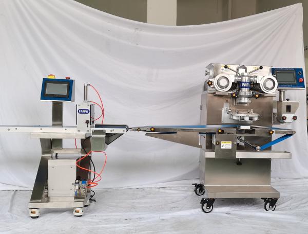 Cheap Fully Automatic Fig Roll Making Machine / Ss304 Fig Bar Encrusting Machine for sale