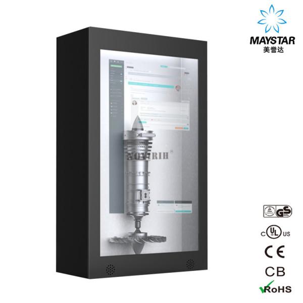 Cheap Vertical Transparent Touch Screen Display , Transparent Digital Screen for sale
