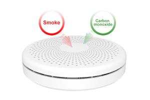 China Standalone Smoke Detector Fire Battery Operated High Sensitivity Smoke Alarm And Carbon Monoxide Detector on sale