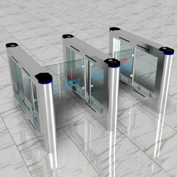 Cheap Pedestrian Swing Barrier Gate Biometric Access Control Turnstiles Security System for sale