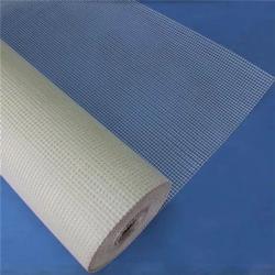 China Reinforced 130g White Blue Fiberglass Mesh Roll As Building Materials for sale