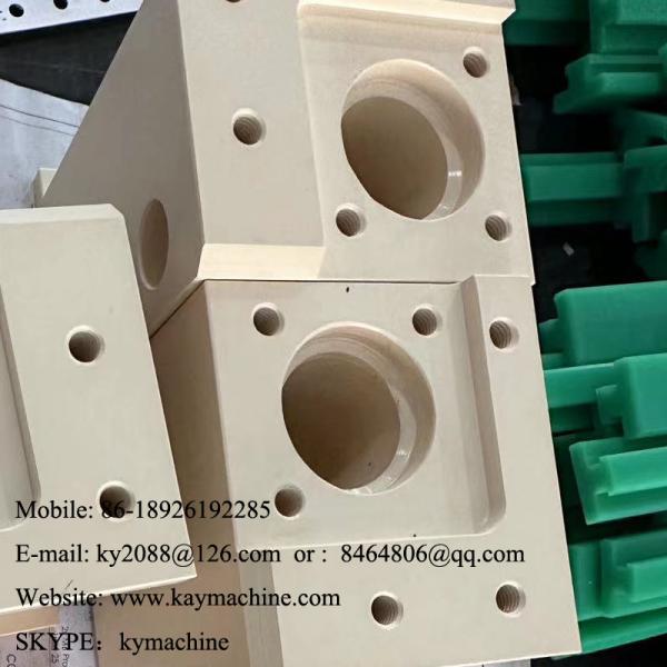 Cheap Polyetheretherketone Tecapeek Custom Design 5 Axis CNC Machining Services For Nylon ABS PEEK PC Parts  Rapid Prototype CNC Machined Parts China manufacturer China factory China producer for sale
