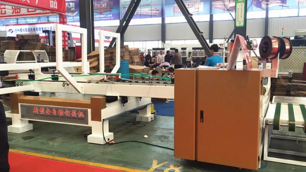 Cheap Automatic Corrugated Cardboard Stitching Machine High Speed Display Adjustment Control for sale
