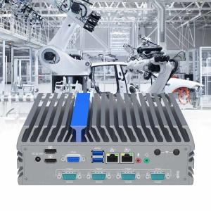 Industrial Fanless Computer DDR4 Ram M.2 SSD For CNC Laser Control System