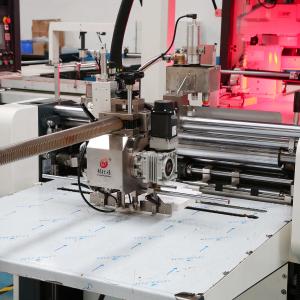 China Fully Automatic Small Cardboard Box Making Machine , Rigid Folding Box Machine on sale