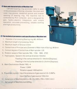 China CM1203 Lathe with auto-loader for bearing ring machining on sale