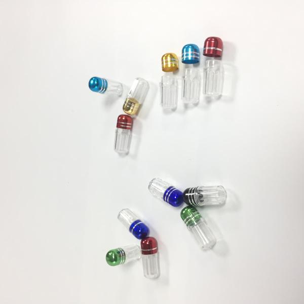 Cheap Supplement Capsule Plastic Pill Bottles Container PP Material With Metal Cap for sale