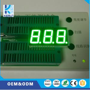 Best Pure Green 3 Digit Seven Segment LED Display 0.56 Inch For Instrument Panel wholesale
