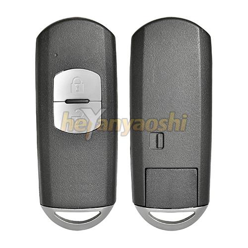 Cheap Mazda 2 Buttons Smart Key Shell with Emergency Key Insert for sale