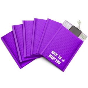 China Metallic Shipping Bag Custom Printed Black Rose Poly Bubble Mailers Padded Envelopes on sale