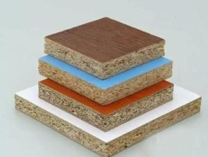 Best Melamine Faced Particle Board Laminate Finish , Matt Surface 4x8 Sheet Of Particle Board wholesale