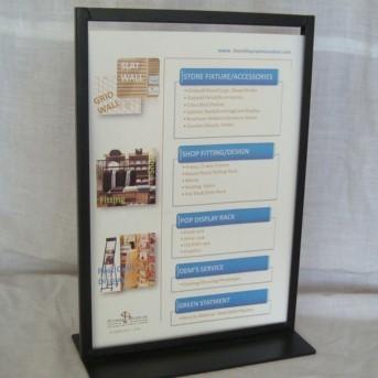 Cheap Easy Portability A4 Durable Metal Tabletop Display Stands for sale