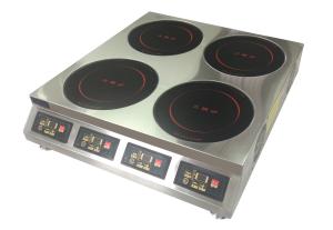 Best IGBT Sensor SS304 Table Top 2000W*4 Commercial Induction Cookers wholesale