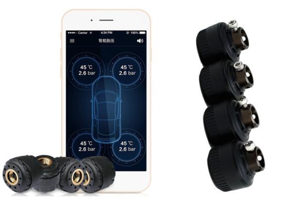 Cheap Easy Insallation RV Tire Pressure Monitoring System With 4 External Sensor for sale