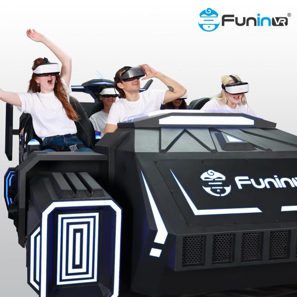 Cheap FuninVR Virtual Reality Multiplayer Vr Simulator Game Machine 6 Seats Racing 9d VR Simulator for sale
