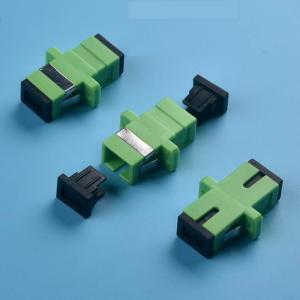 China Toslink SM MM Fiber Optic Adapter LC SC Duplex Adapter With Flange on sale